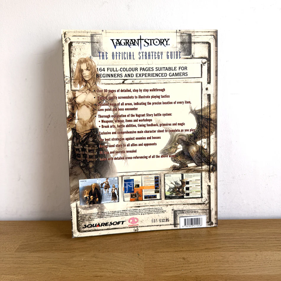Guide Stratégique Officiel Piggyback Vagrant Story (RARE) – Image 4