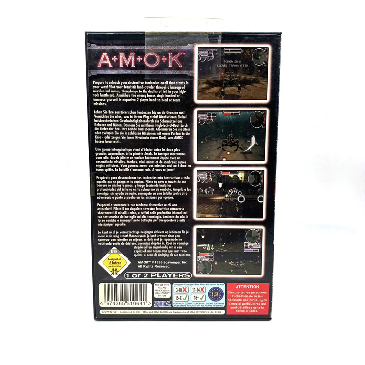 A.M.O.K Sega Saturn (Amok) – Image 4