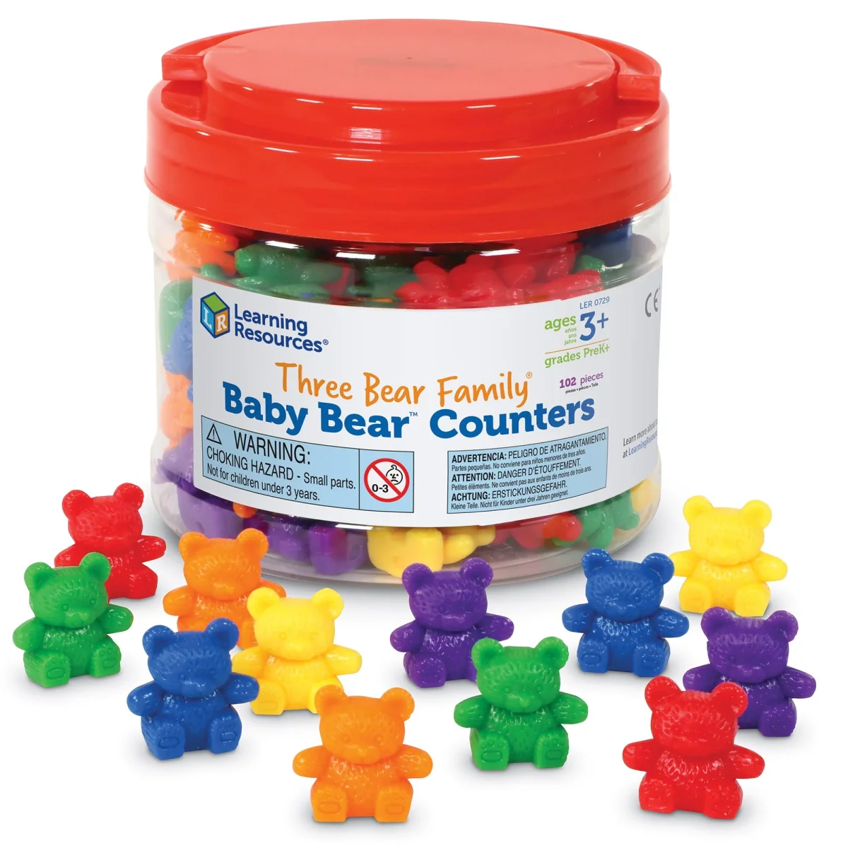 Baby Bear Counters (tub of 102) – Image 2