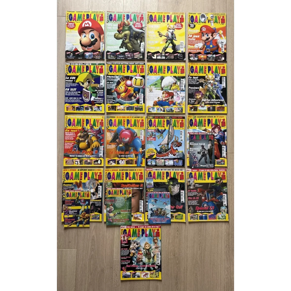 17 magazines Gameplay 128 + Suppléments (à la pièce)